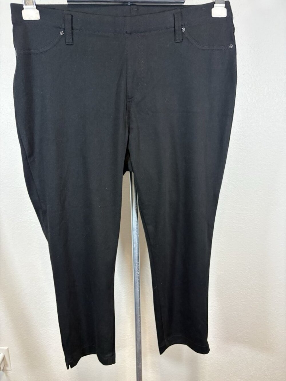 Time & Tru Black Jeggings Womens XL 16-18 32X33  Stretch